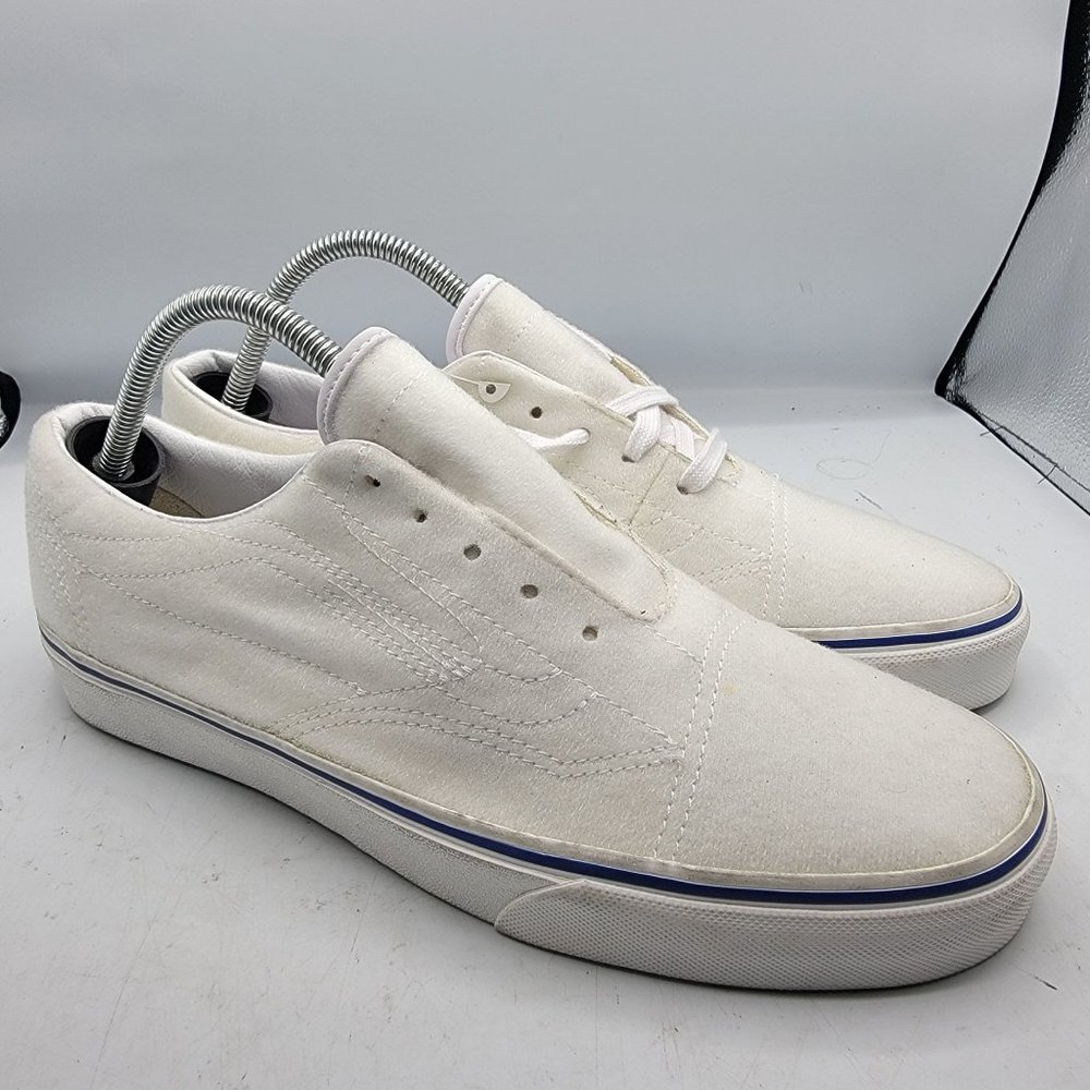 Vans DIY Low Heritage Mens Size 9.5 True White Low Top Lace Up Sneaker Shoes